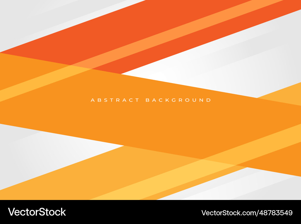 Abstract orange background flat geometric Vector Image