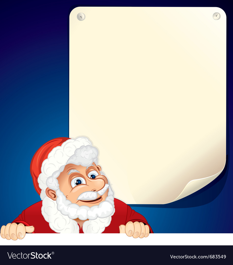 santa background royalty free vector image vectorstock santa background