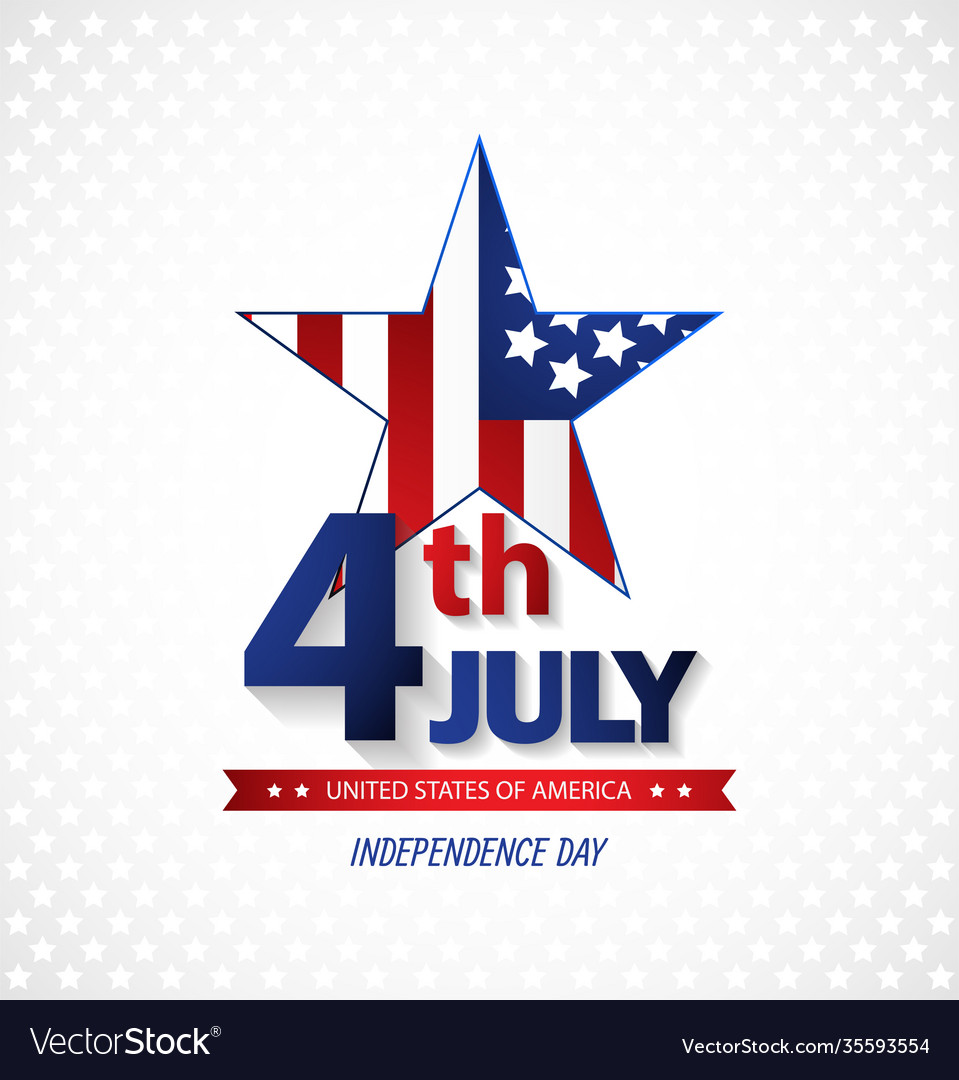 Fourth july independence day abstract Royalty Free Vector