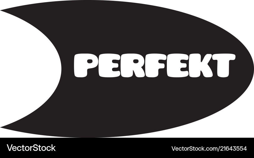 Perfect stamp on white Royalty Free Vector Image