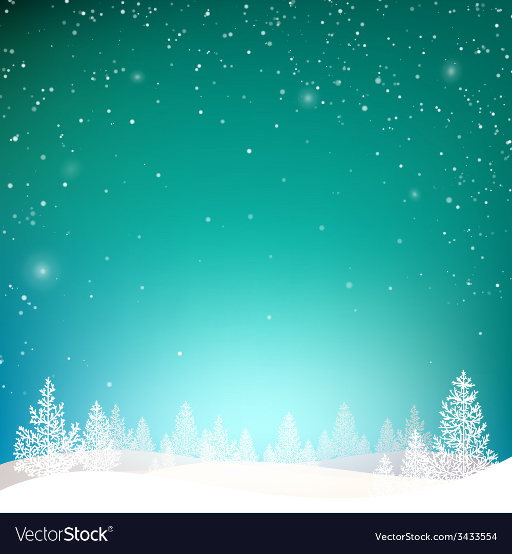 Free Vectors: Winter Backgrounds