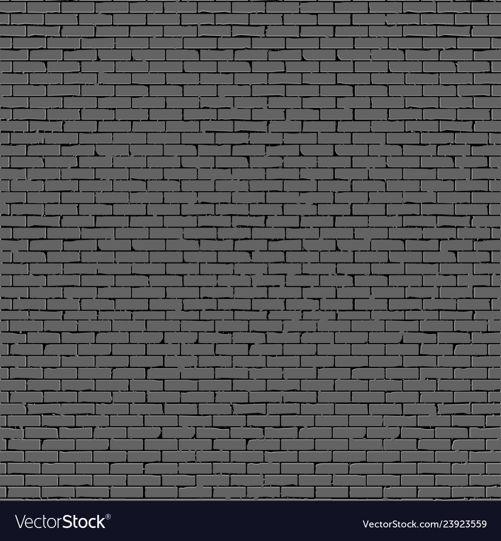 Gray brick wall Royalty Free Vector Image - VectorStock
