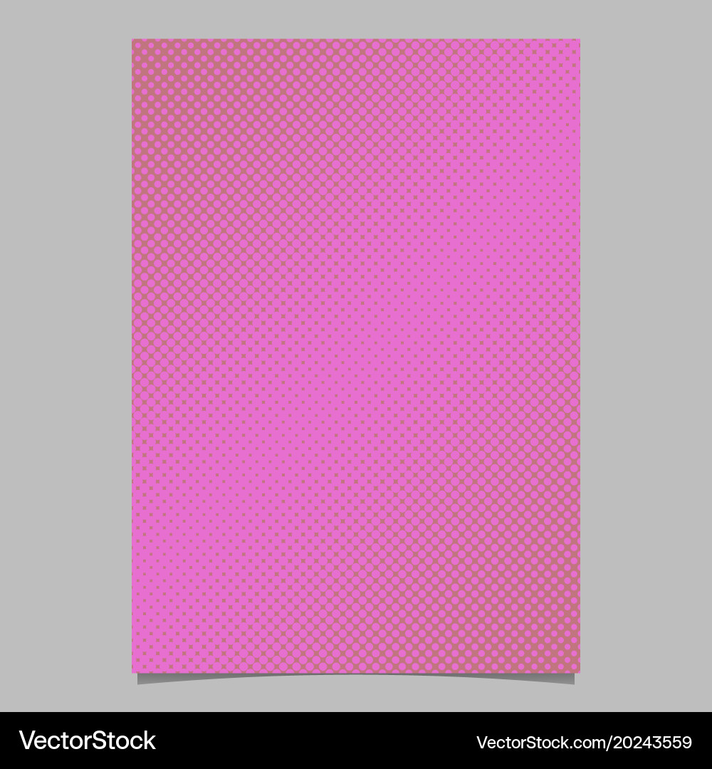Retro abstract halftone circle pattern background Vector Image