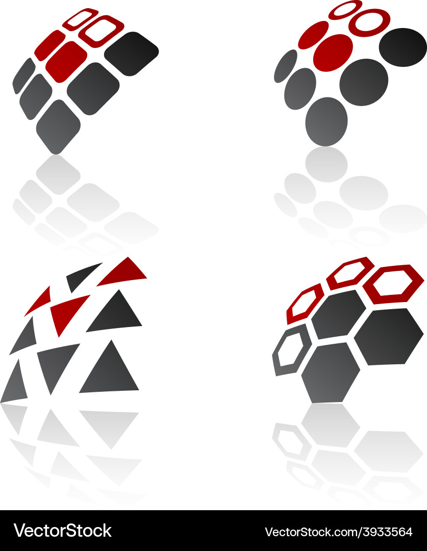 Abstract design elements Royalty Free Vector Image