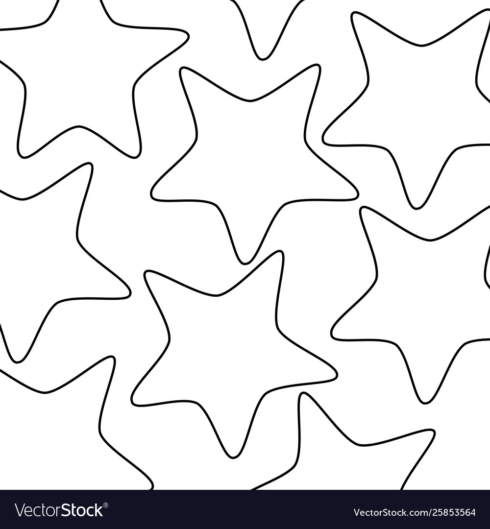 Pattern cute stars background