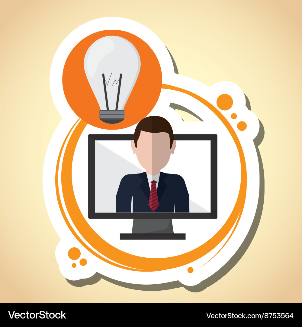 Technology design computer icon gadget concept Vector Image