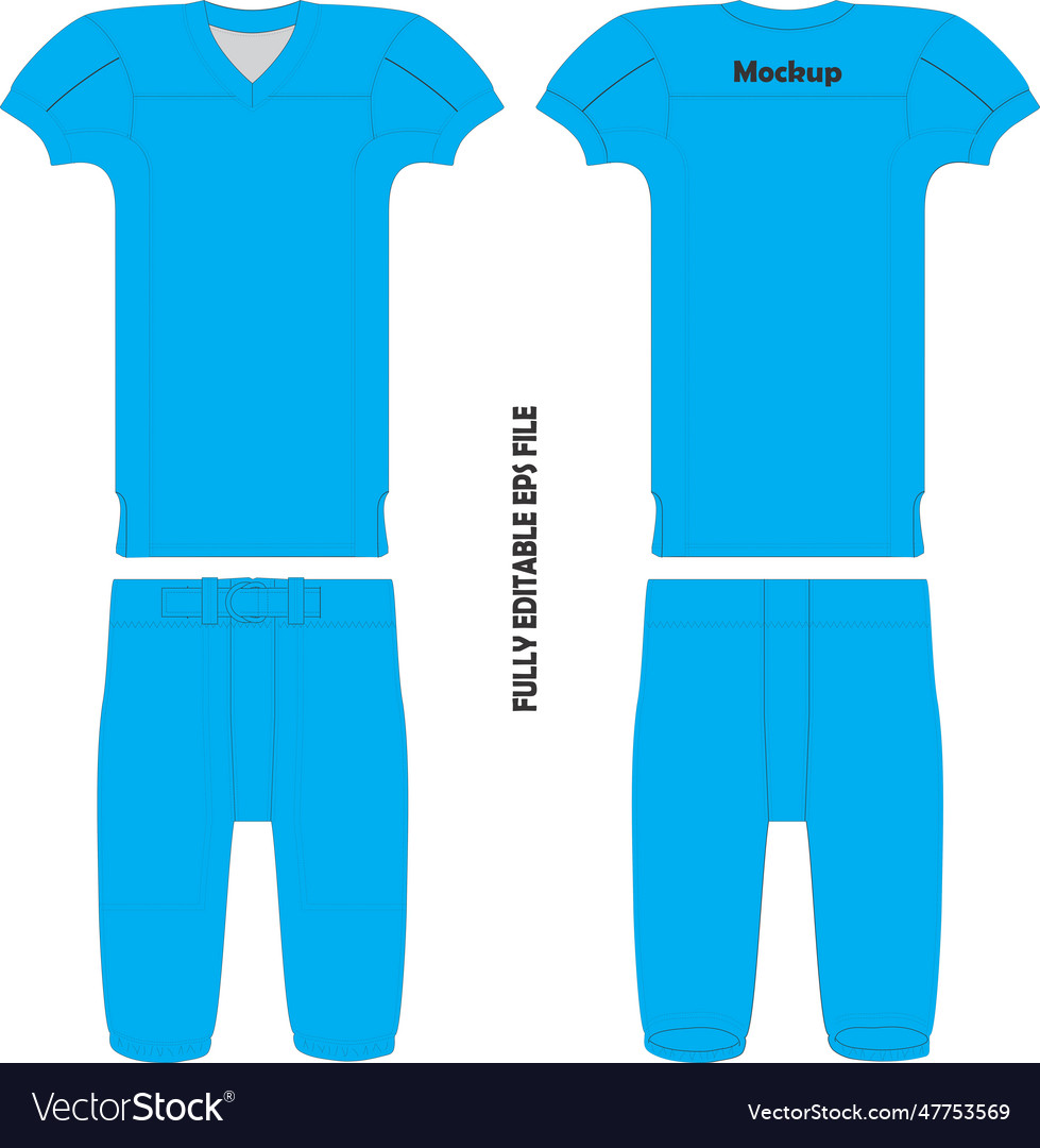 American football kit for sports clubs