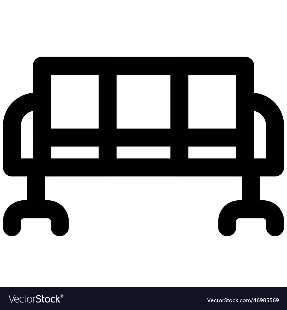 Combined seats for the hospital waiting room