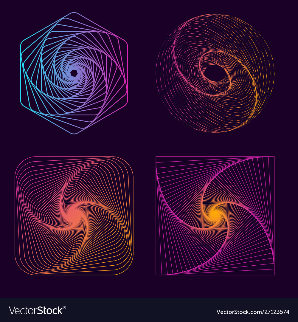 Geometric line art background Royalty Free Vector Image