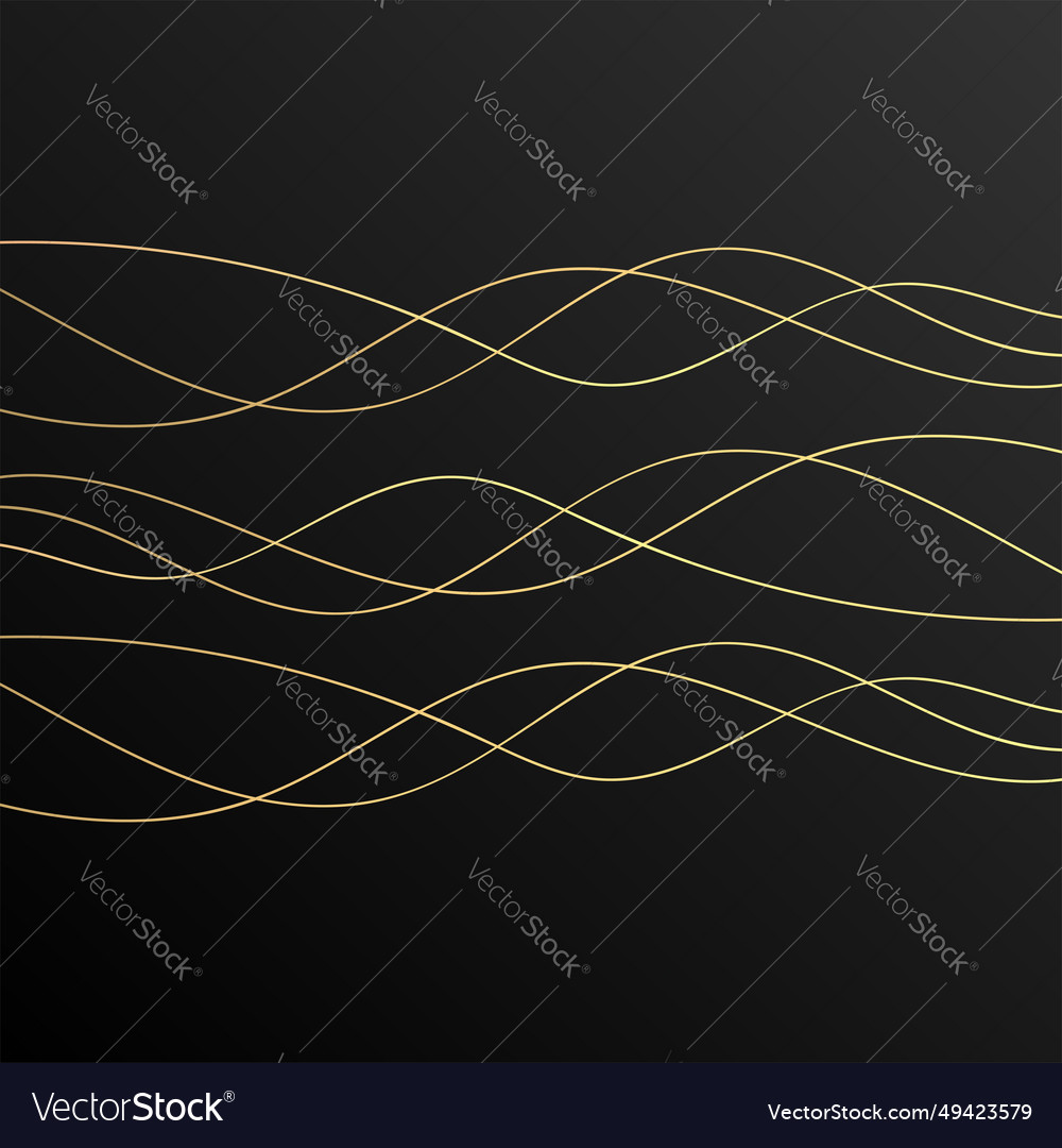 Dark black background with random luxury golden