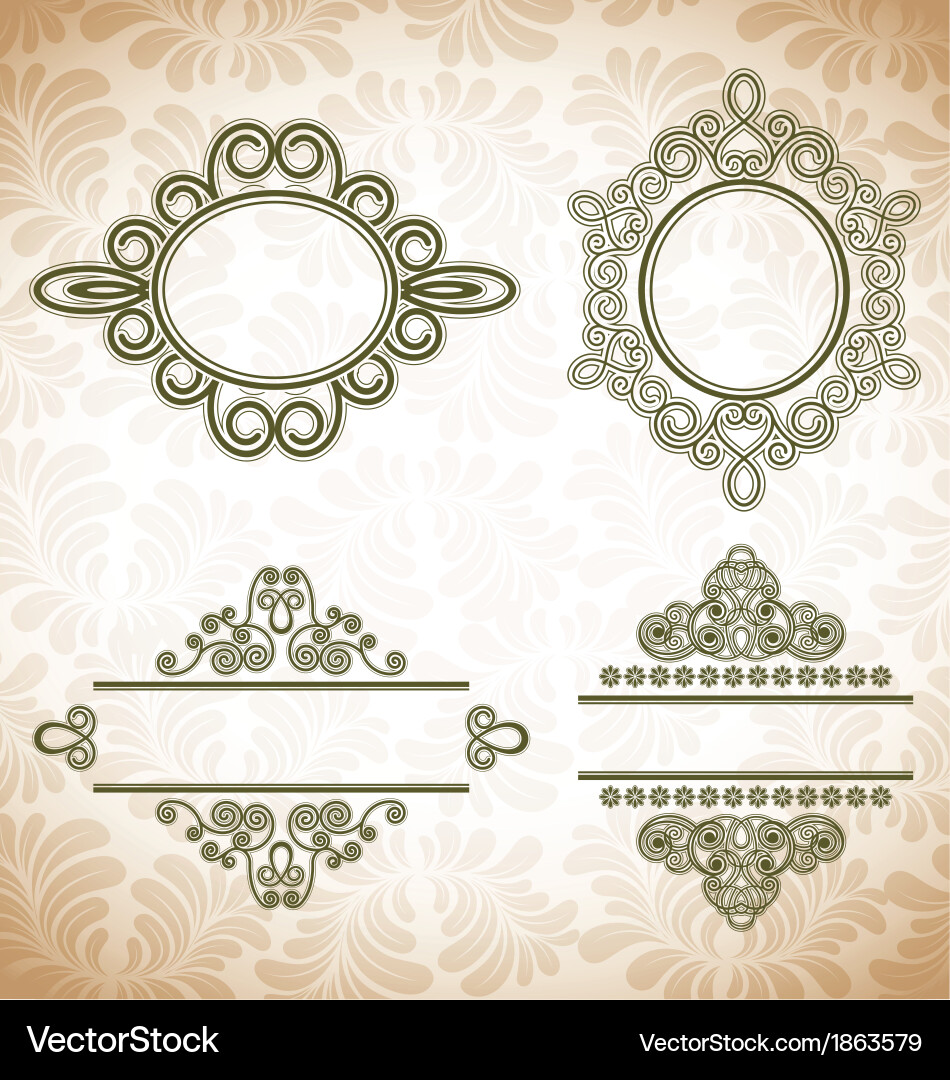 Vector Inmage Frames Frame Royalty Free Vector Image - VectorStock