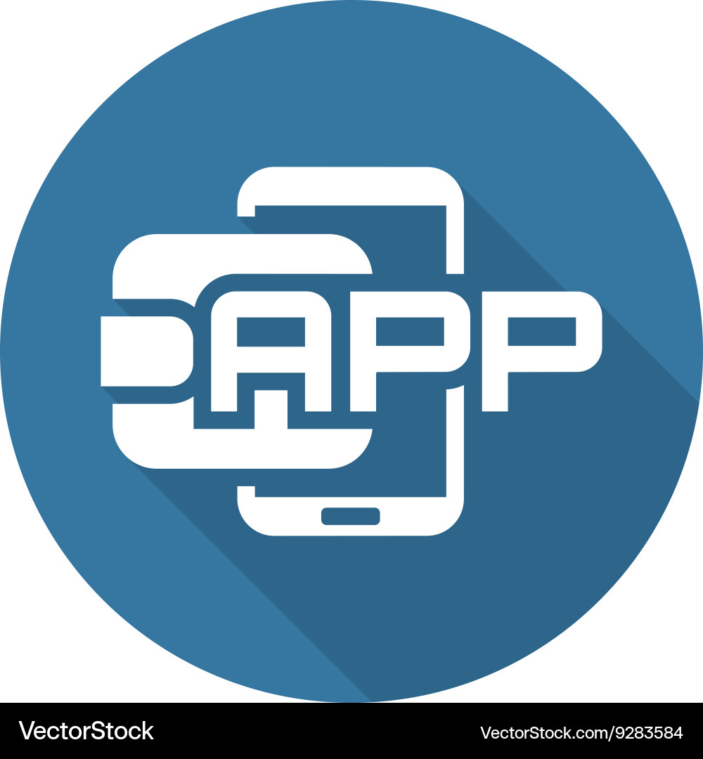 Flat Digital Wallet App Concept Royalty Free Vector Image