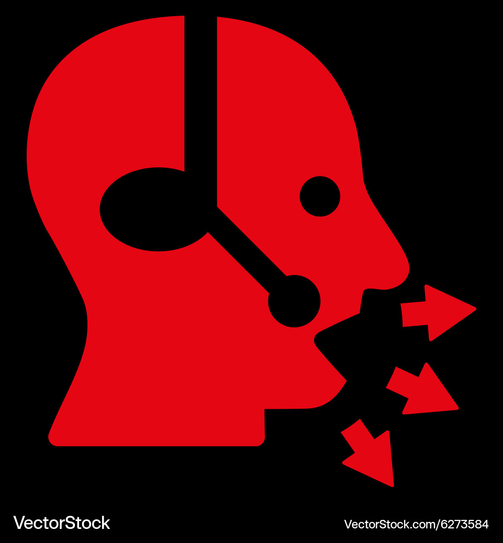 Operator message icon Royalty Free Vector Image