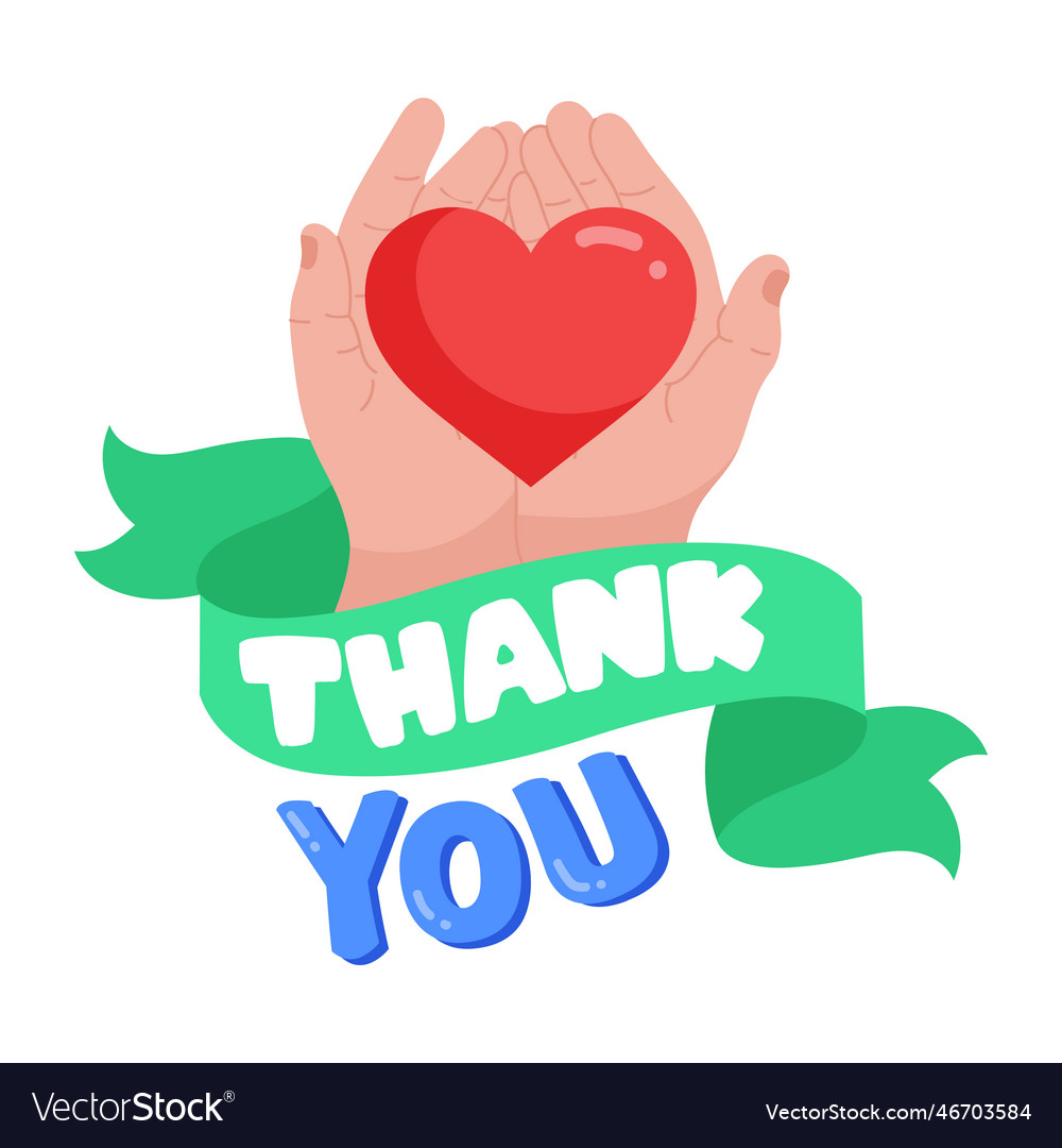 Thank you Royalty Free Vector Image - VectorStock