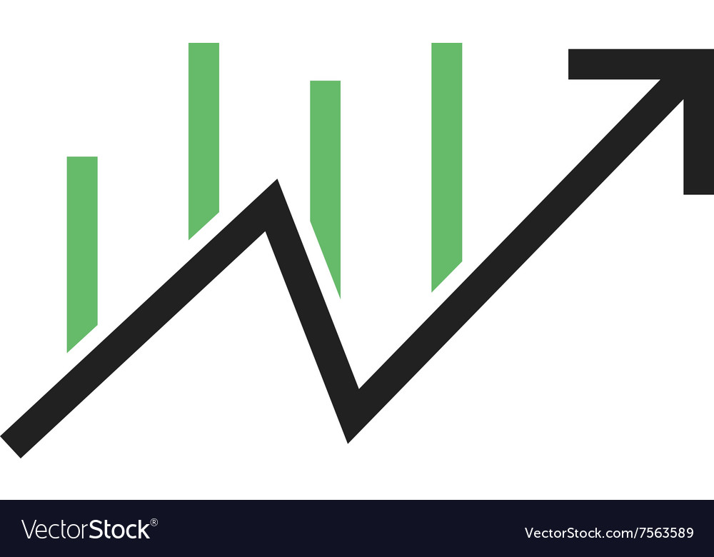 Increasing rate Royalty Free Vector Image - VectorStock