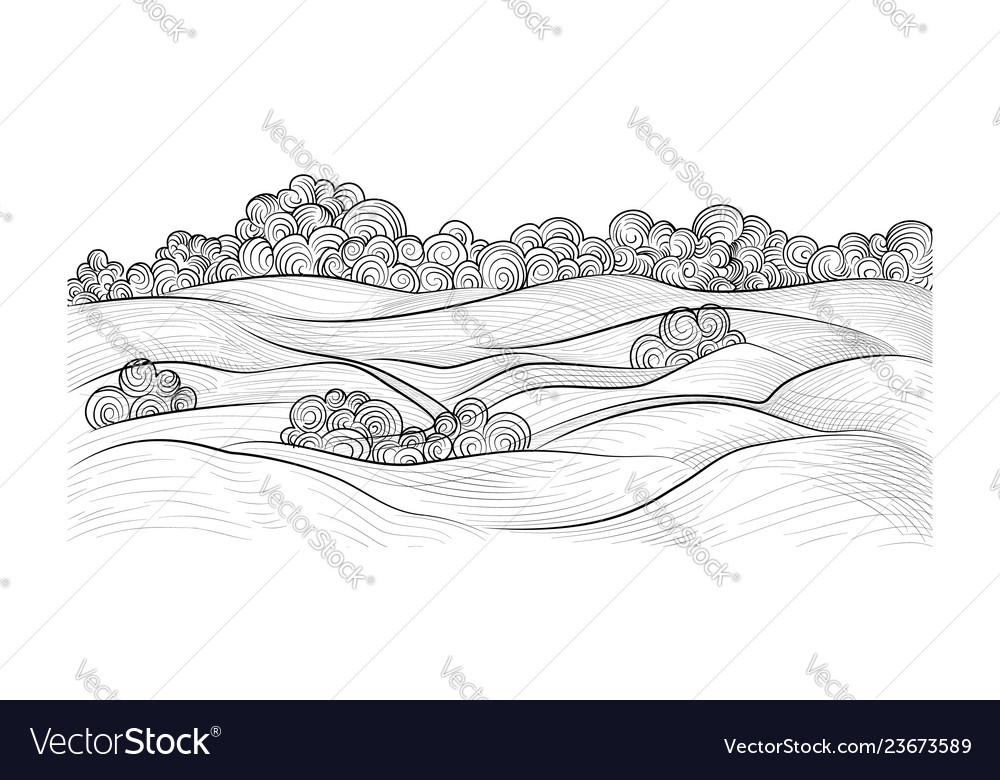 Rural landscape countryside nature skyline