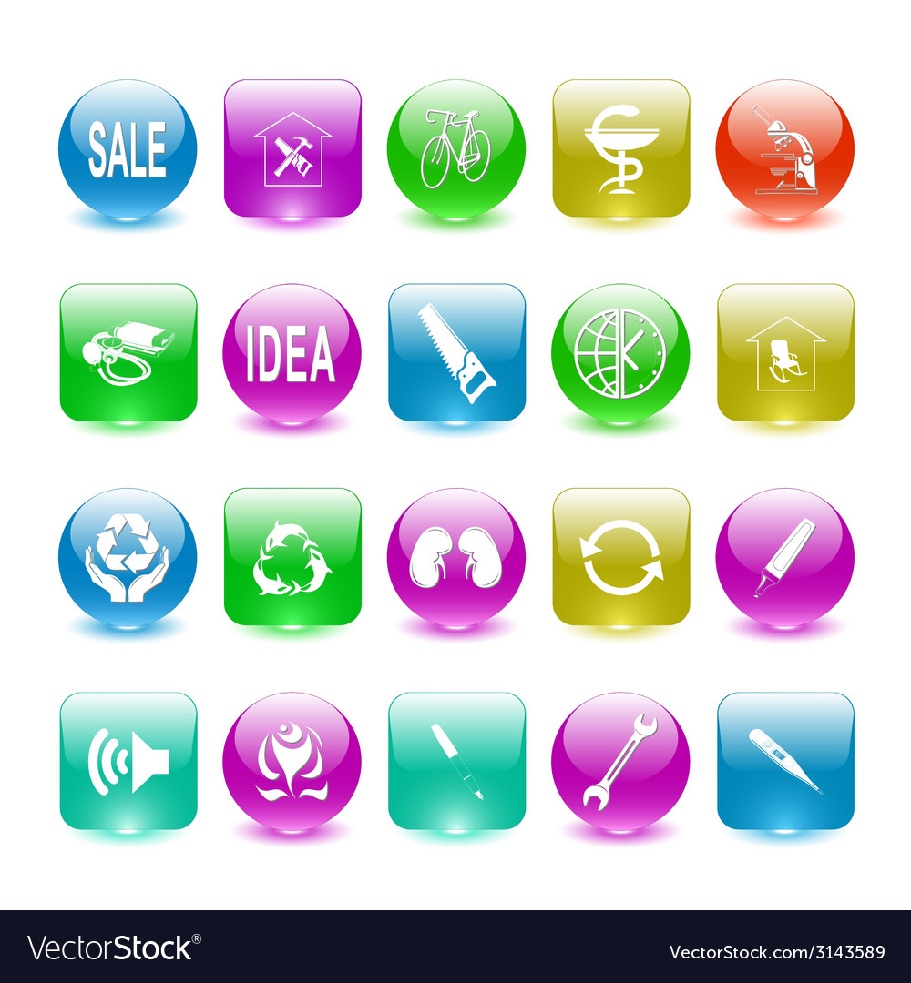 Set Royalty Free Vector Image Vectorstock Set Royalty Free Vector Image Vectorstock