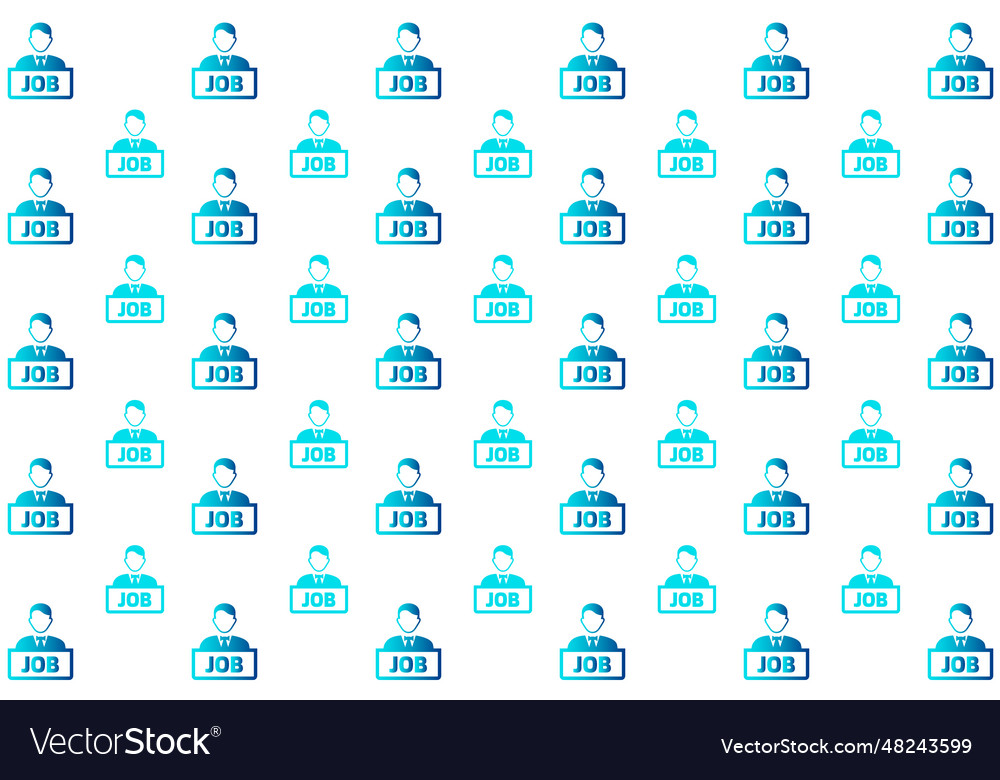 Abstract job employment pattern background