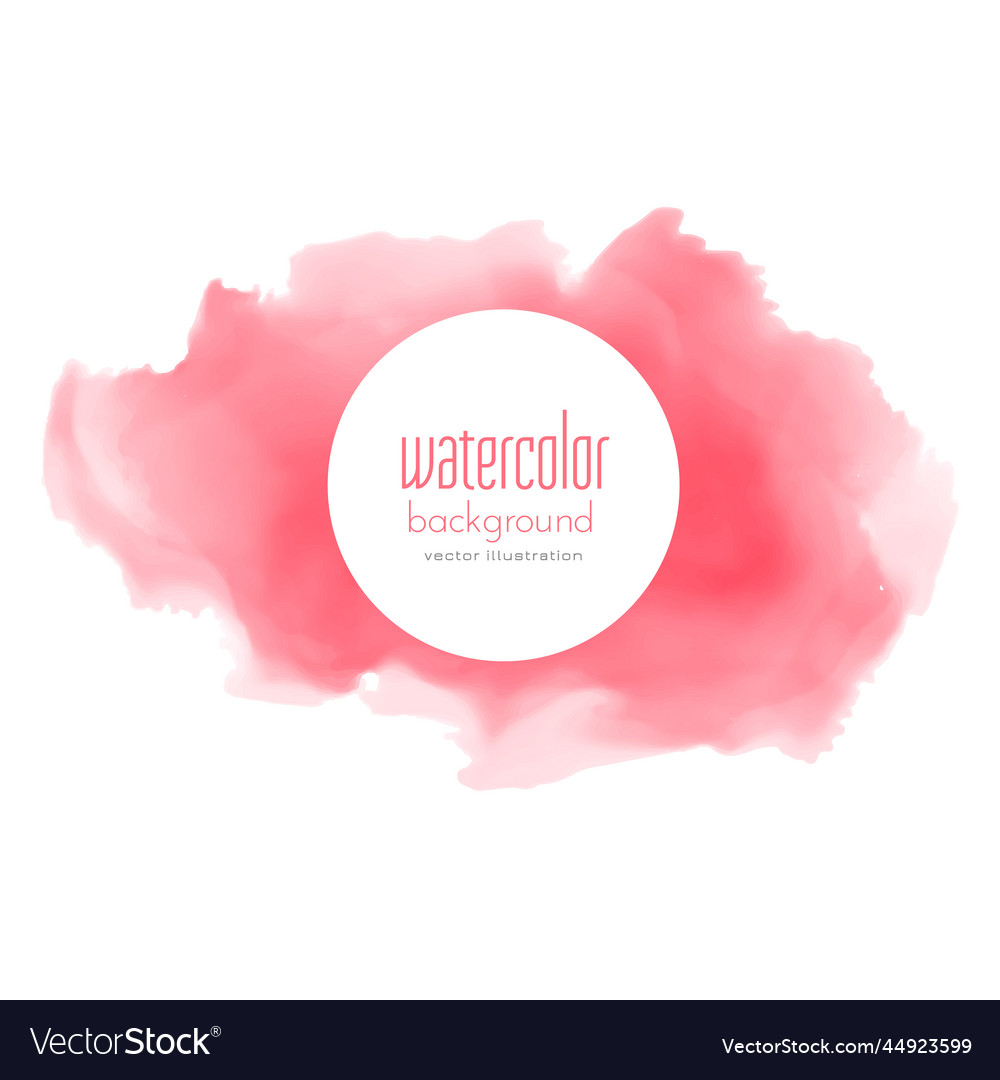 Abstract soft red watercolor texture background Vector Image