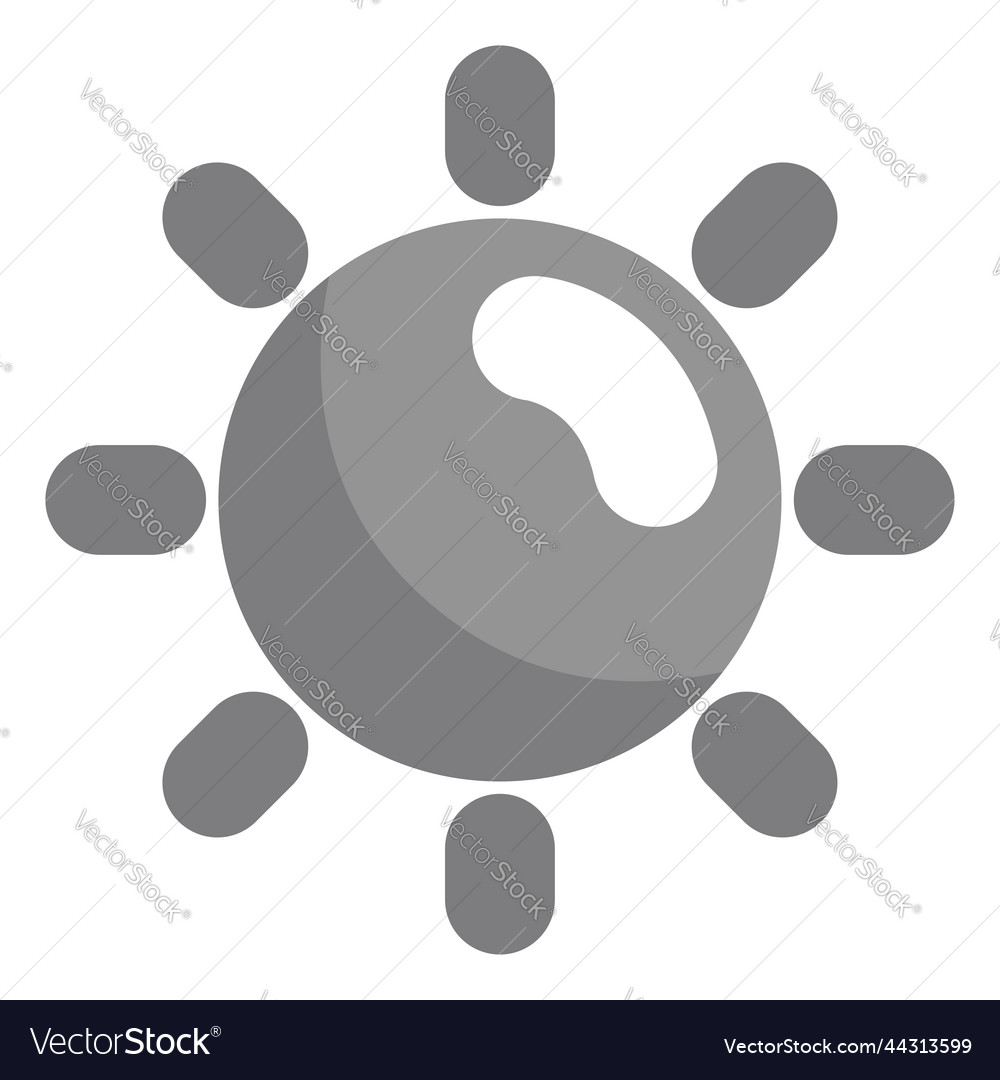 Sunny weather on a white background Royalty Free Vector