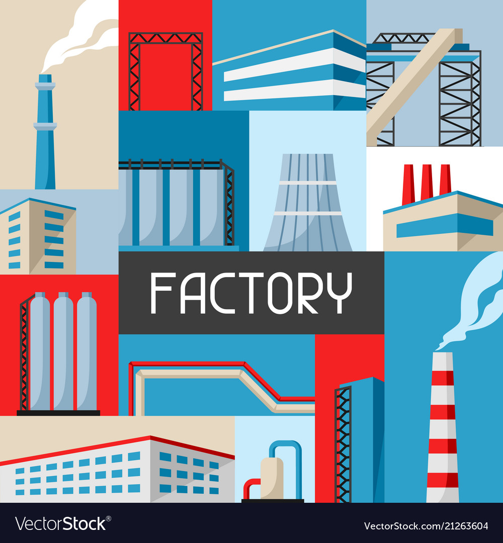 Industrial factory background