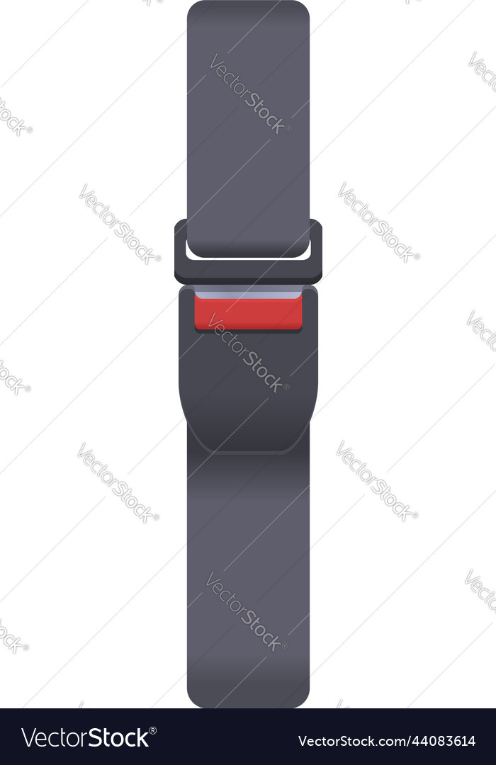 Drive seatbelt icon cartoon car belt Royalty Free Vector