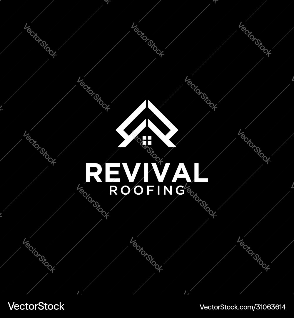 Roofing logo Royalty Free Vector Image - VectorStock