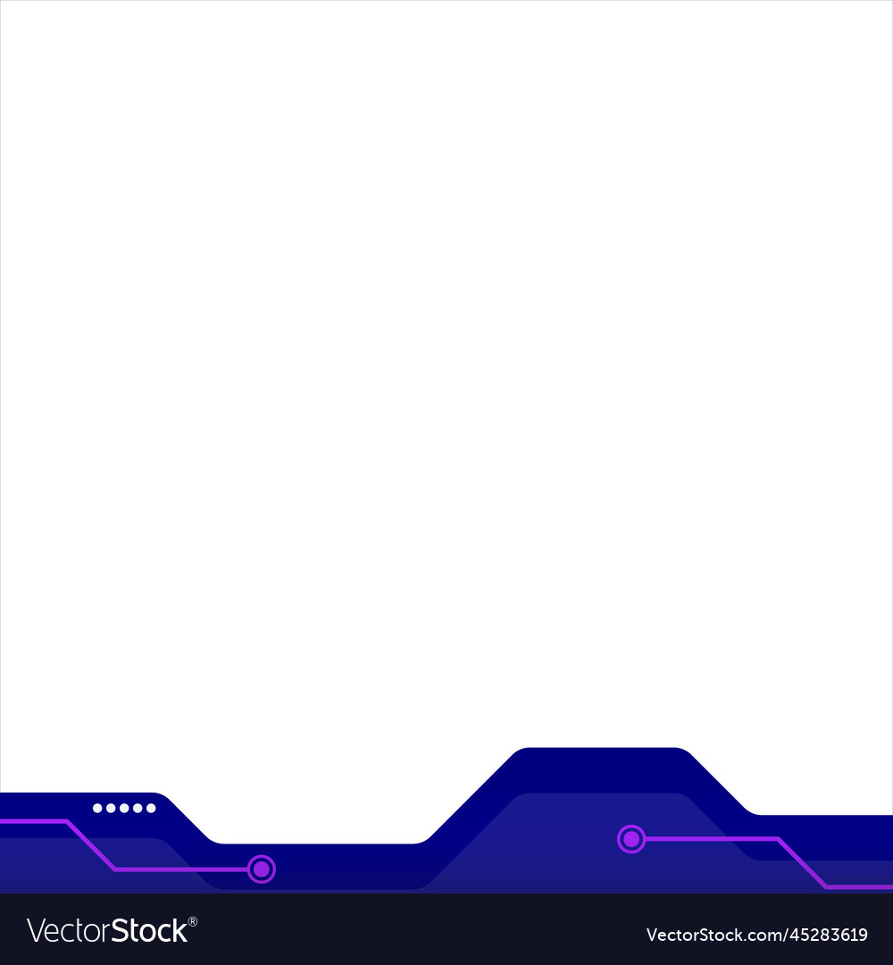 Corporate tech header footer Royalty Free Vector Image