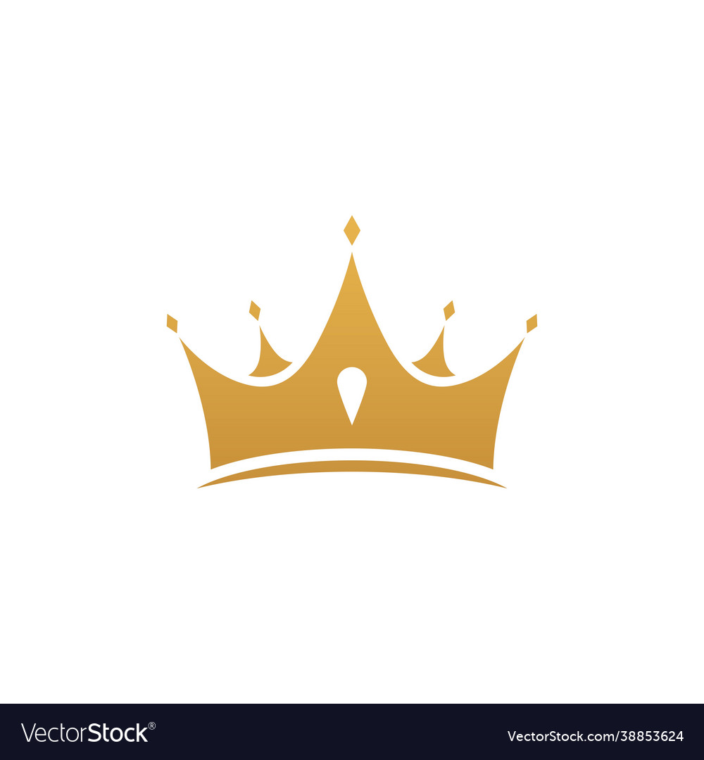 Crown logo template icon