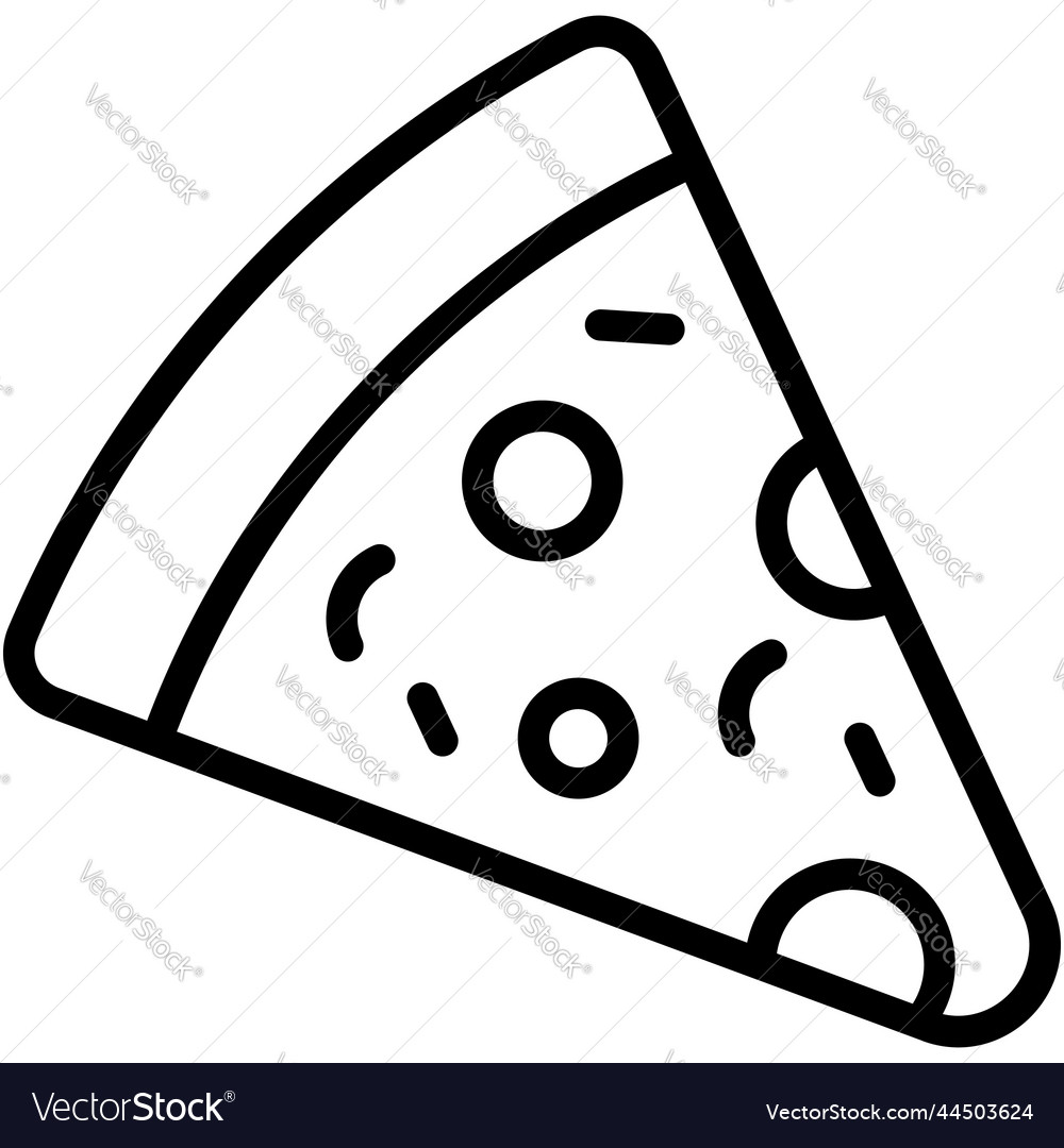 Pizza outline icon hindu festival