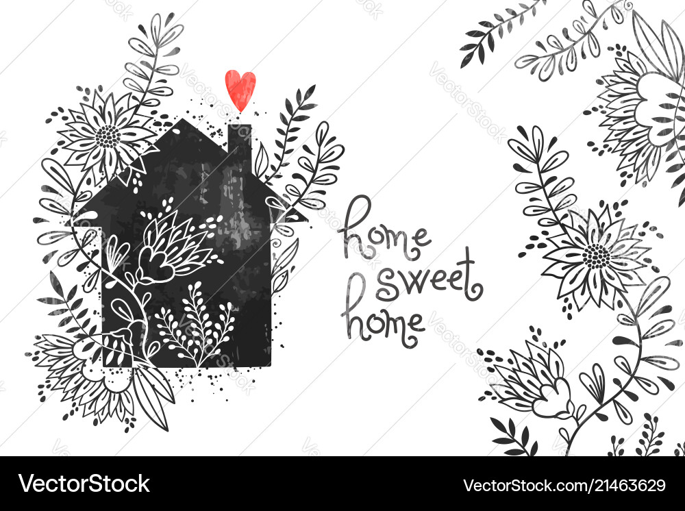 Hand drawn typography poster Royalty Free Vector Image