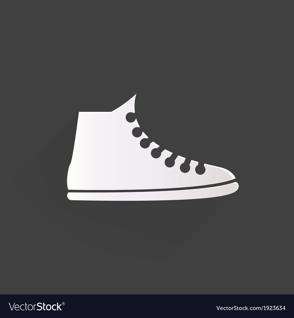 Casual keds gym shoes icon