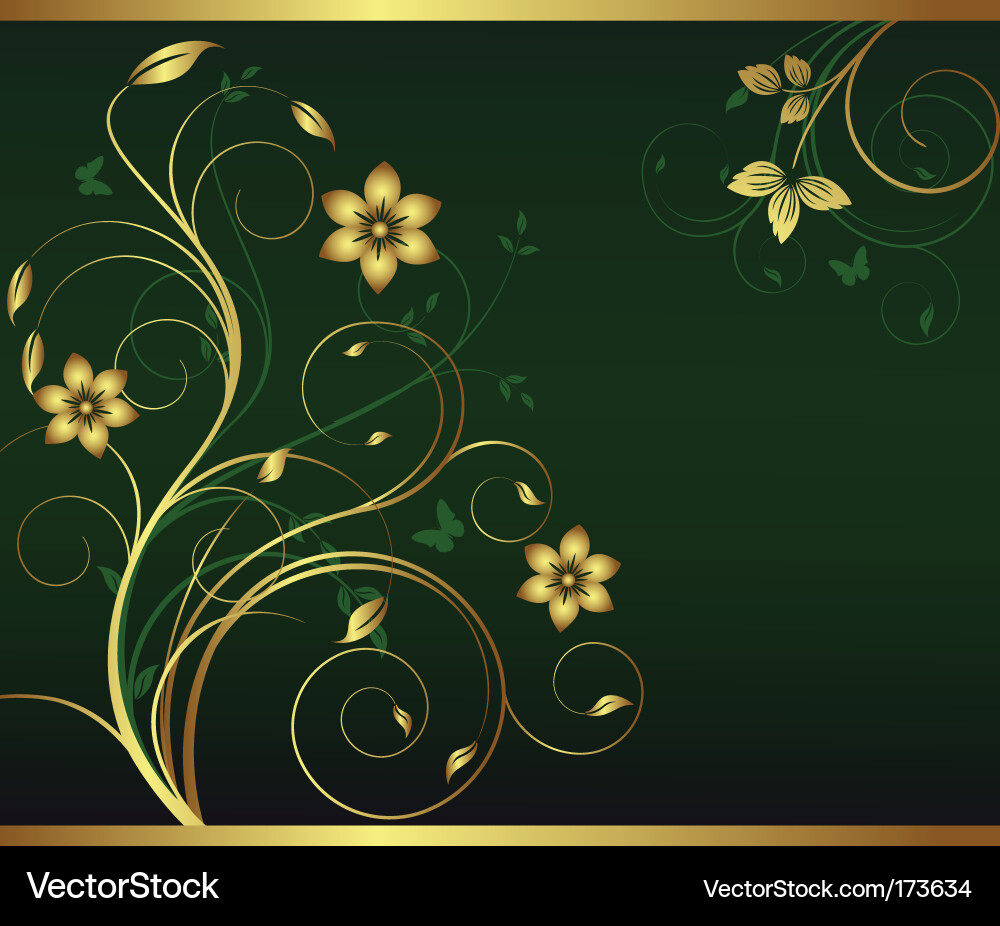 Floral Royalty Free Vector Image - VectorStock