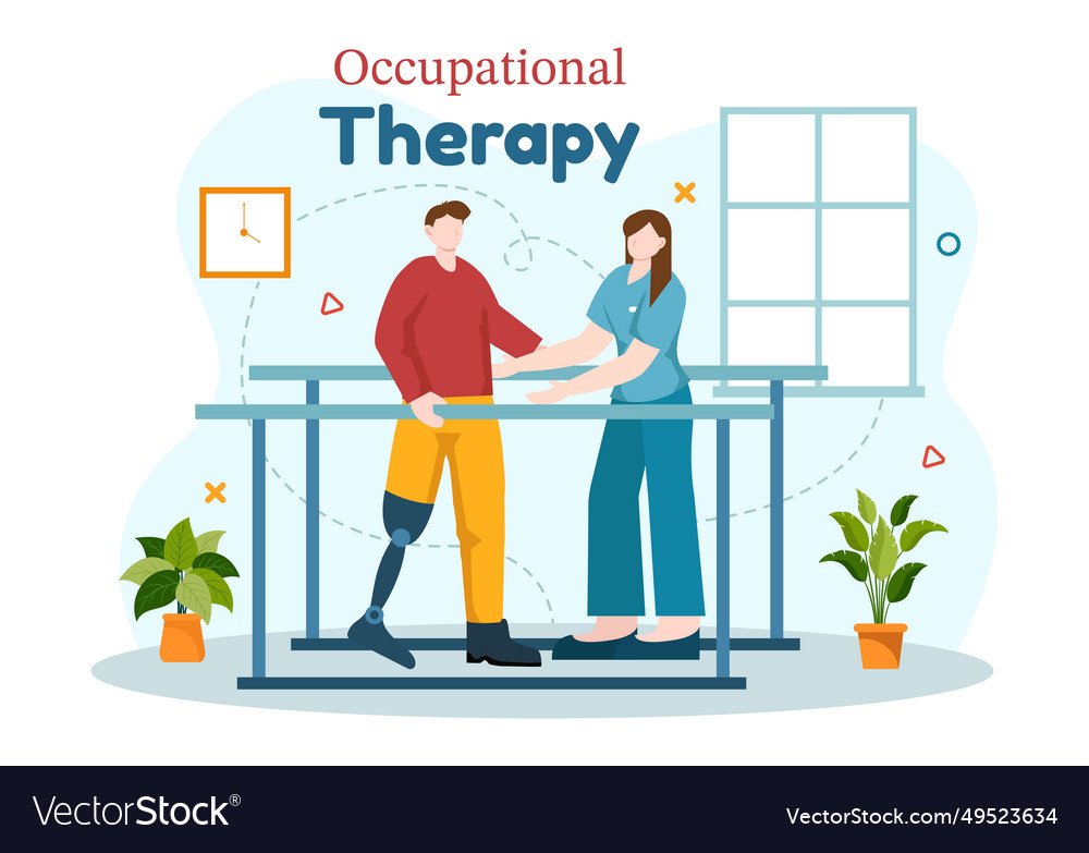 Occupational therapy with treatment session