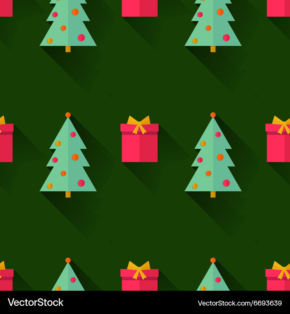 Christmas seamless pattern Royalty Free Vector Image