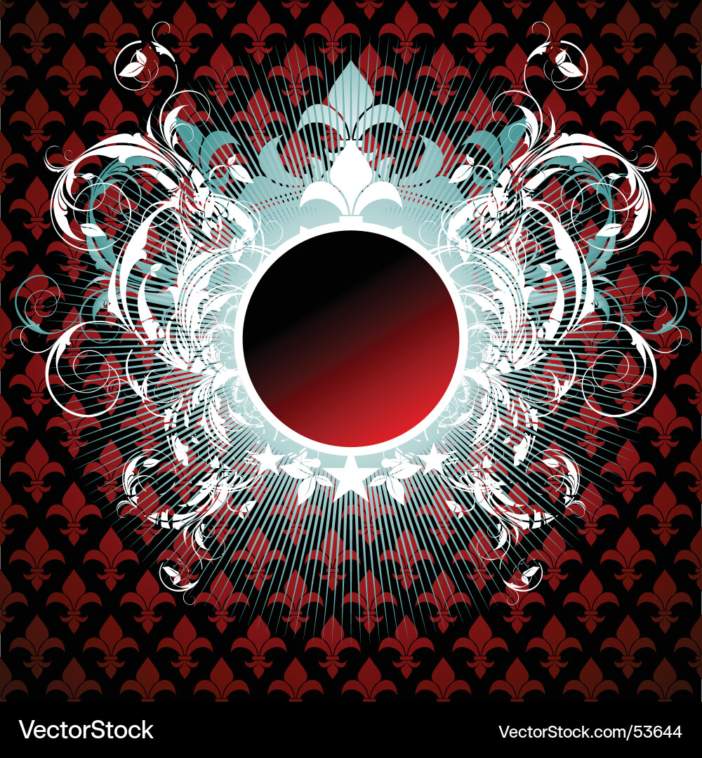 Ornamental shield Royalty Free Vector Image - VectorStock