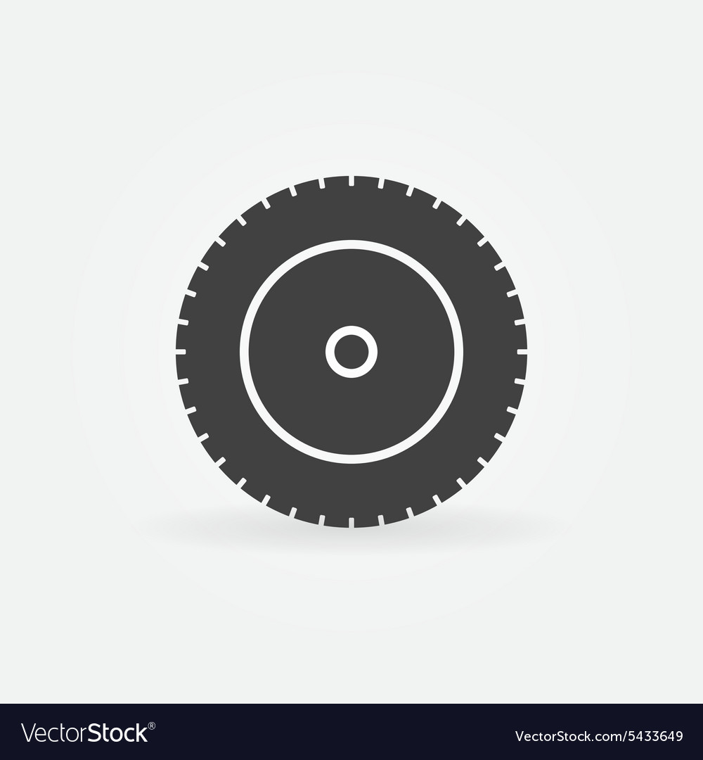 Car tire icon Royalty Free Vector Image - VectorStock