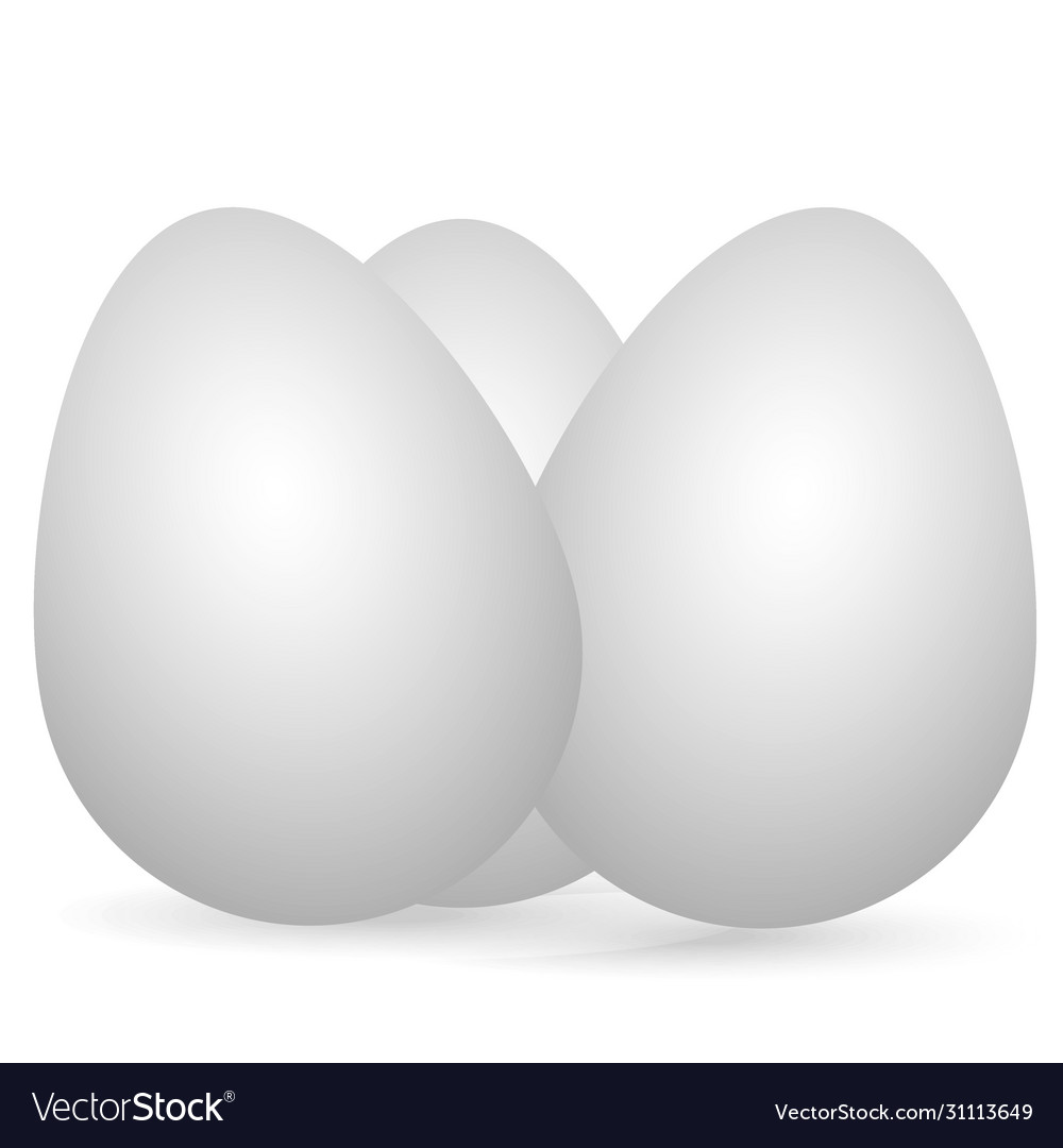 Happy easter greeting card or just eggs Royalty Free Vector