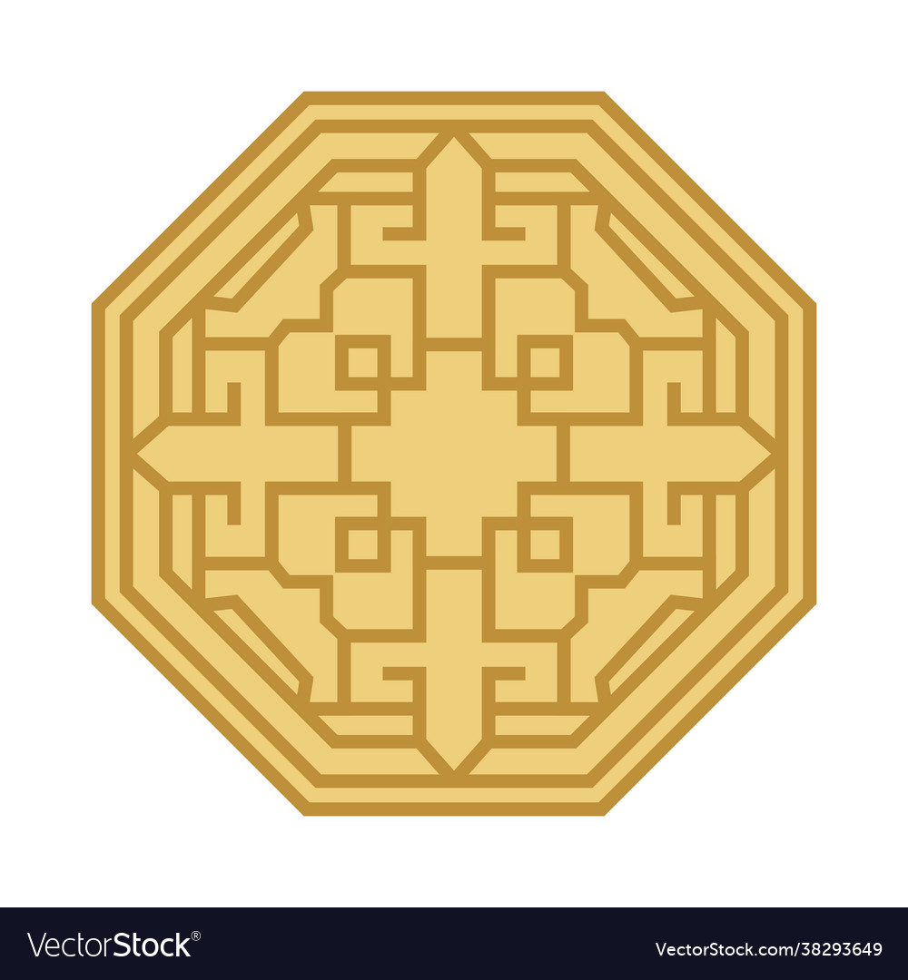 Korean pattern octagon form