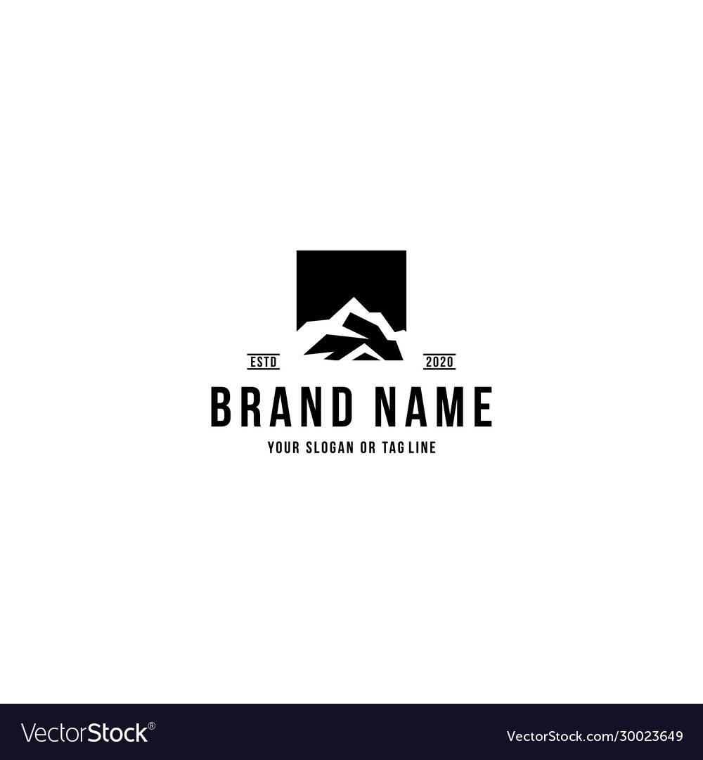 Mountain logo design concept