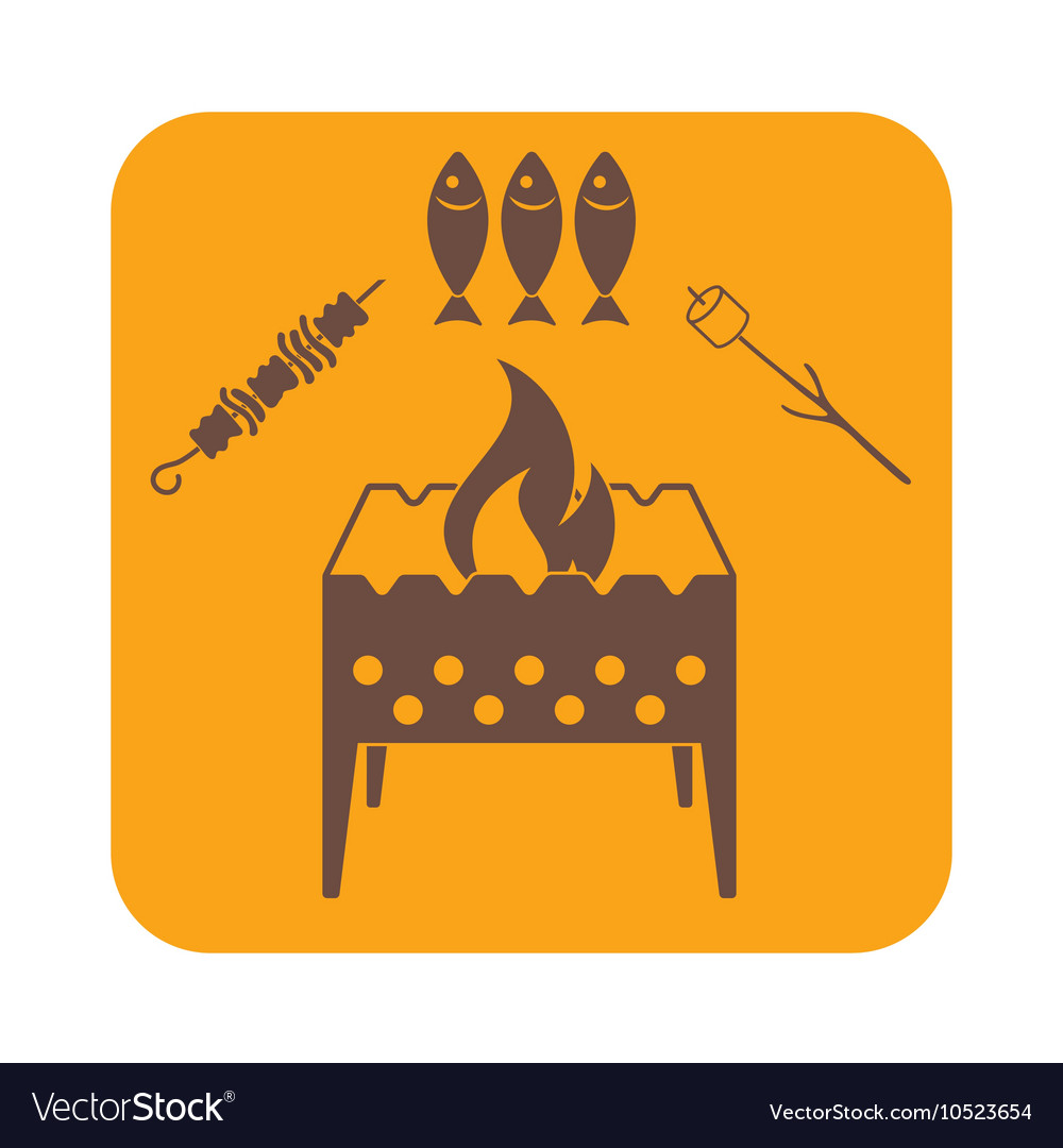 Brazier zephyr kebab and fish icon