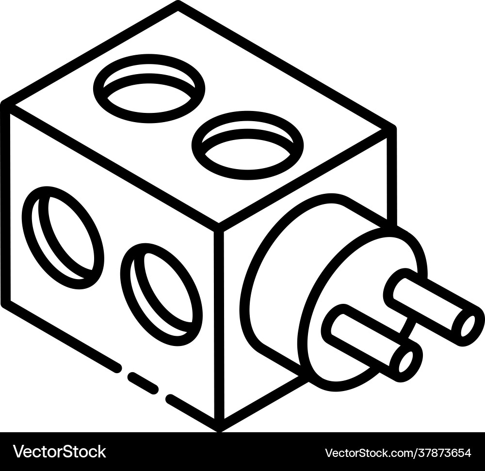 Dc Plug Vector Electricity plug Royalty Free Vector Image - VectorStock