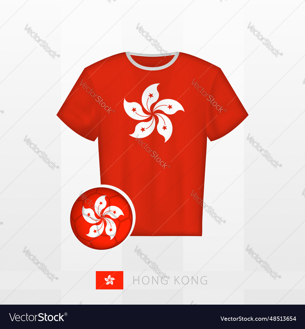 Football uniform of national team hong kong