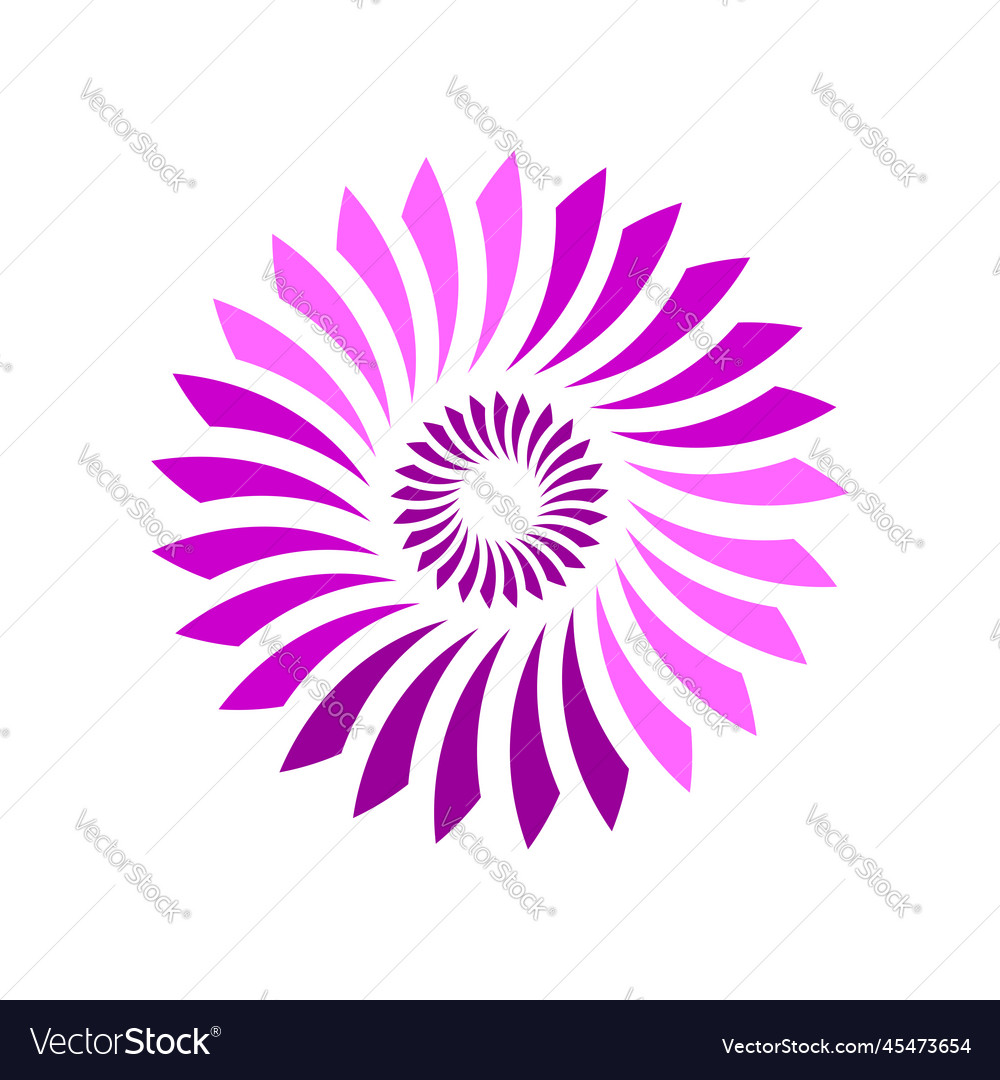 Rotation design element Royalty Free Vector Image