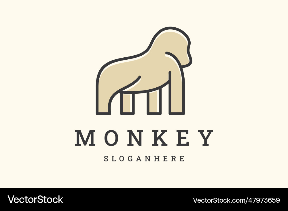 Monkey Royalty Free Vector Image - VectorStock