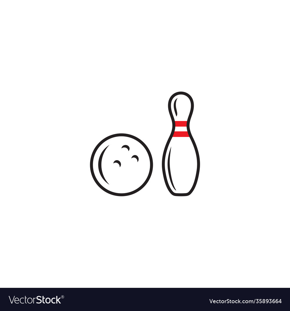 Bowling Royalty Free Vector Image - VectorStock