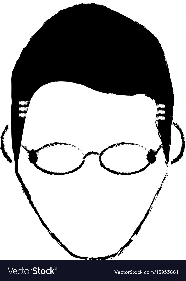 Portrait male with glasses image