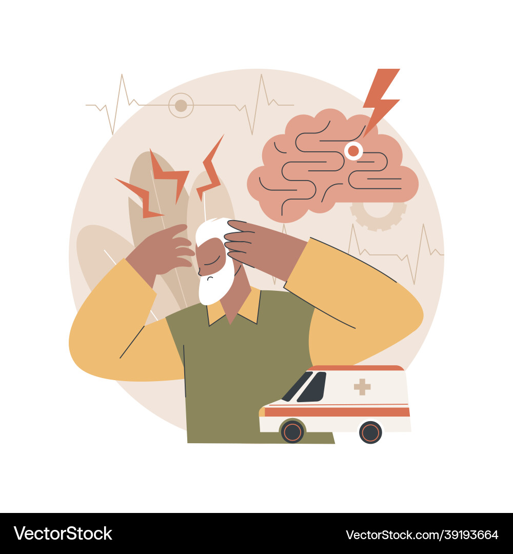 Stroke abstract concept Royalty Free Vector Image