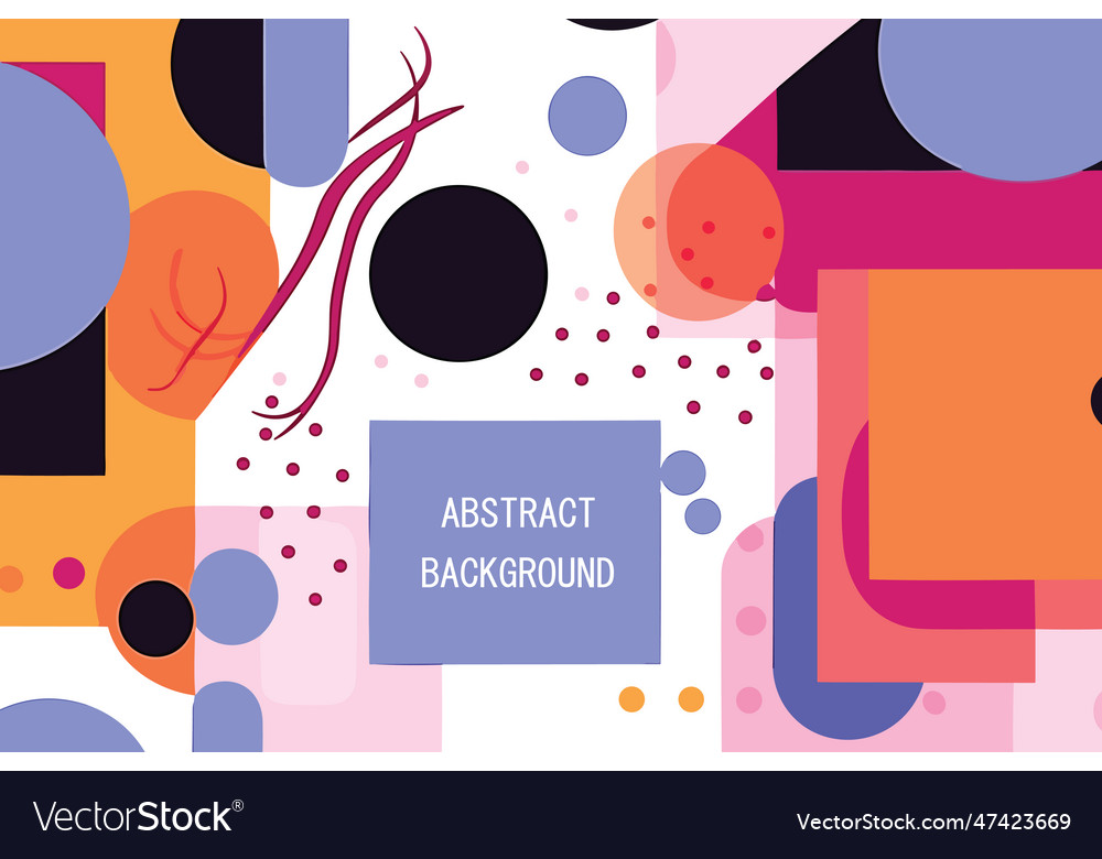 Abstract background with colorful spots