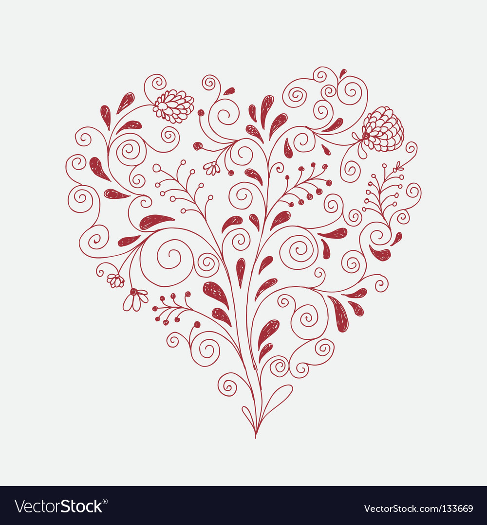 Floral Heart Svg - 1549+ Best Free SVG File - Free Download SVG Design